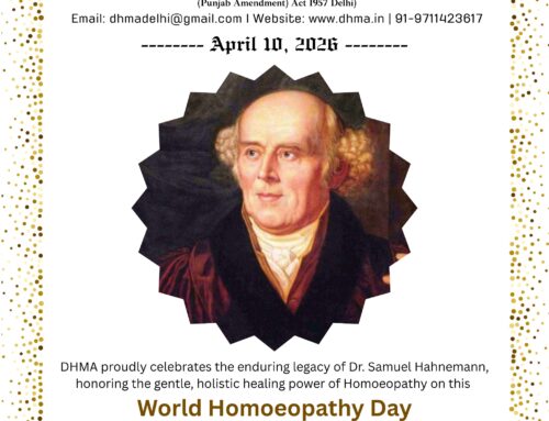 World Homoeopathy Day – 10th April